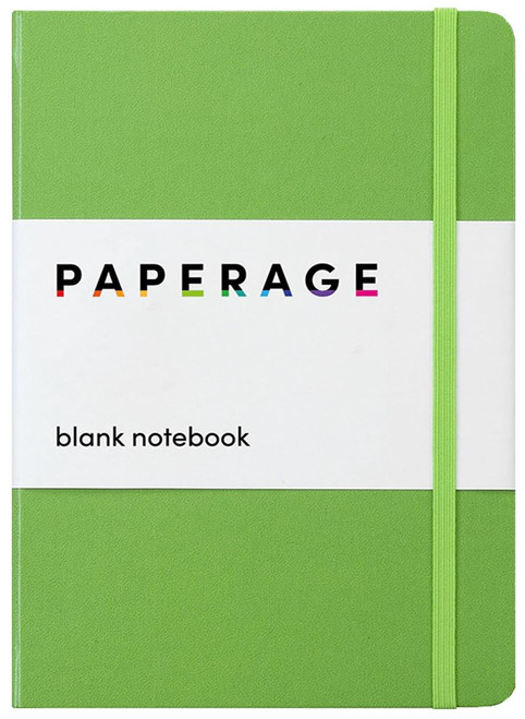 PAPERAGE Blank Journal Notebook Lime Green Acid Free 160 Pages 5.7in X 8in