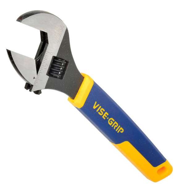 Irwin 2078610 10" Vise-Grip Adjustable Wrench, Chrome Vanadium Steel