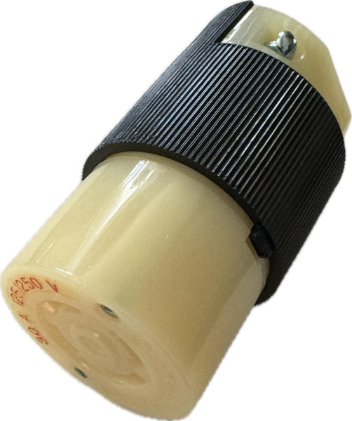 HUBBELL 2713 30A 125/250V TWIST-LOCK INSULGRIP CONNECTOR 3P 4W