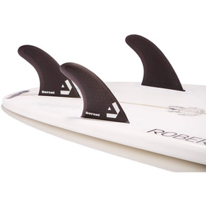 DORSAL Surfboard Fins Hexcore Thruster Set (3) Honeycomb FUT Base Black DORSAL Surfboard Fins Hexcore Thruster Set (3) Honeycomb FUT Base Black
