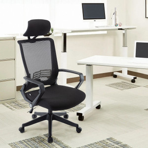 Free Shipping Mesh Office Chair, High Back Chair - Adjustable Headrest with Arms, Lumbar Support Free Shipping Mesh Office Chair, High Back Chair - Adjustable Headrest with Arms, Lumbar Support