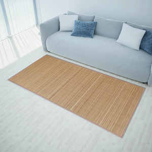 Rectangular Brown Bamboo Rug 31.5" x 118.1" Rectangular Brown Bamboo Rug 31.5" x 118.1"