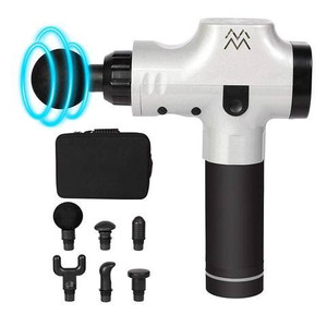 Bosonshop Massage Gun Deep Tissue Percussion Muscle Massager, Silver White Bosonshop Massage Gun Deep Tissue Percussion Muscle Massager, Silver White