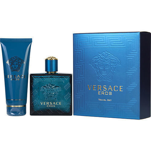 VERSACE EROS by Gianni Versace EDT SPRAY 3.4 OZ & SHOWER GEL 3.4 OZ (TRAVEL OFFER)