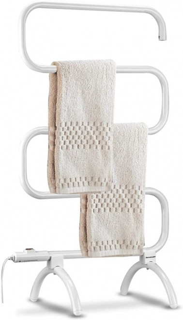 Tw-05s Towel Warmer for Bath and Heated Drying Rack, Free Standing and Wall Mounted Optional 120 Watt Heated Towel Rack