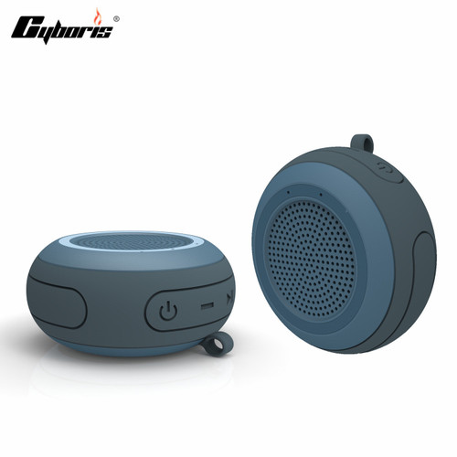 Cyboris Ipx7 Waterproof Outdoor Bluetooth Speaker Swimming Pool Floating Portable Mini Speakers Wireless 5W With Microphone & Tws for Beach, Bathroom, Home, Shower