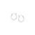 Sterling Silver Rhodium Plated Thin and Small Polished Hoop Earrings (10mm)