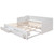 Wooden Daybed with Trundle Bed and Two Storage Drawers , Extendable Bed Daybed,Sofa Bed with Two Drawers