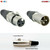 3 Pin XLR Male Female Microphone Audio Cable Connector Solder Snake Plug Mic XLR Adapter Connectors Pair 5 Core XLR 1 Pair (1 Pair)