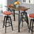 24.4"-30" Adjustable Bar Swivel Stools, 2/4Pcs