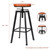 24.4"-30" Adjustable Bar Swivel Stools, 2/4Pcs