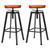 24.4"-30" Adjustable Bar Swivel Stools, 2/4Pcs