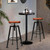 24.4"-30" Adjustable Bar Swivel Stools, 2/4Pcs