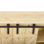 Rustic Style Farmhouse Sliding Barn Door TV Stand for TV up to 65 Inch Flat Screen Media Console Table Storage Cabinet Wood Entertainment Center Sturdy Ranch  XH