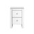 Mirrored Nightstand End Tables with 2/3/4-Drawer, Silver Modern Beside Table, Mirror Accent Side Table for Bedroom, Living Room