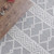 Indoor Geometric Area Rug - Hand Woven Area Rug with Diamond Pattern, Polyester/Cotton Blend