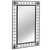 Wall Mirror Rectangular 23.6"x43.3" Black