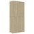 Shoe Cabinet Sonoma Oak 31.5"x15.4"x70.1" Chipboard