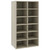 Shoe Rack Sonoma Oak 21.5"x13.3"x39.3" Chipboard