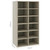 Shoe Rack Sonoma Oak 21.5"x13.3"x39.3" Chipboard