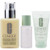 CLINIQUE by Clinique Dramatically Different Moisturizing Lotion ( With Pump )--125ml/4.2oz + Liquid Facial Soap --30ml/1oz + Clarifying Lotion --30ml/1oz (Dry to Combination Skin)