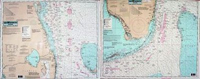 Captain Segull Chart No CCKW32 Offshore Canaveral to Key West