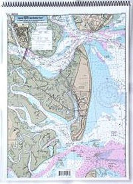 Captain Segull Chart No ST129 ICW: St Simons Sound to Tolomato River, FL