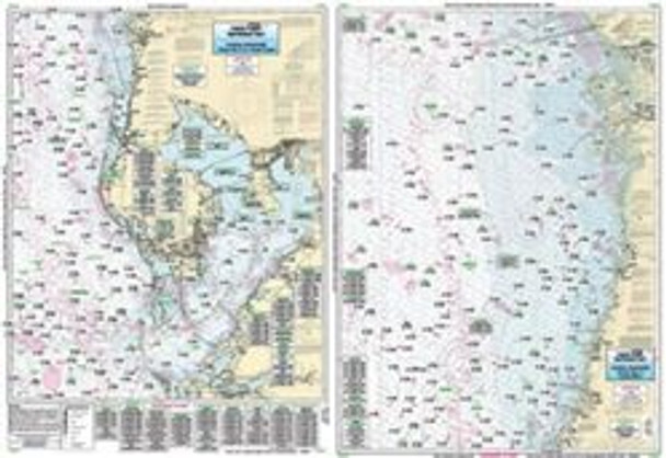 Captain Segull Chart No TAM40 Tampa Bay to Crystal River, FL