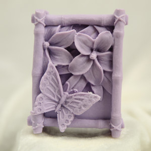 Little Portion Bakery Gift Soap - Butterflies - Vanilla Lavender - Lavender Little Portion Bakery Gift Soap - Butterflies - Vanilla Lavender - Lavender