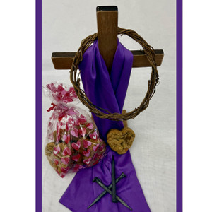Lenten Cross and Heart Shaped Cookies