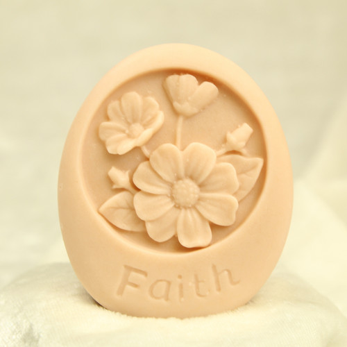 Little Portion Bakery Gift Soap Faith - Vanilla Sandalwood - Salmon