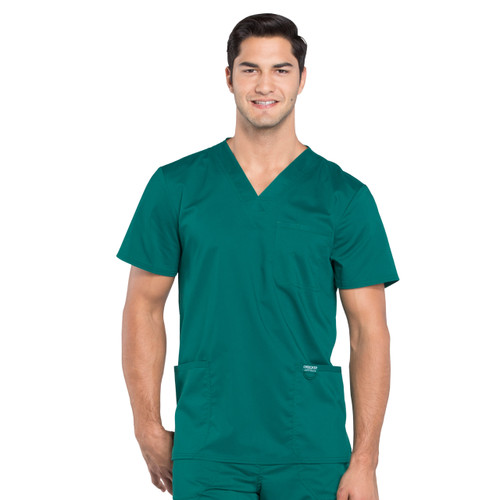 Cherokee REVOLUTION Men's V-Neck Scrubs Top