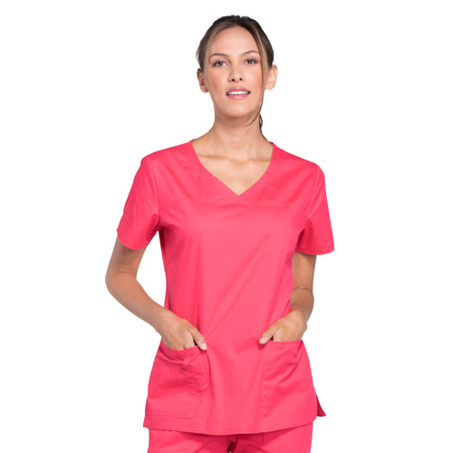 Cherokee CORE STRETCH Women's Classic V-Neck Scrubs Top Cherokee CORE STRETCH Women's Classic V-Neck Scrubs Top
