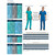 Cherokee ORIGINALS Men's V-Neck Top & Drawstring Cargo Pant Scrubs Set Cherokee ORIGINALS Men's V-Neck Top & Drawstring Cargo Pant Scrubs Set