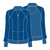 Cherokee INFINITY Women's Sporty Zip Front Warm Up Scrub Jacket