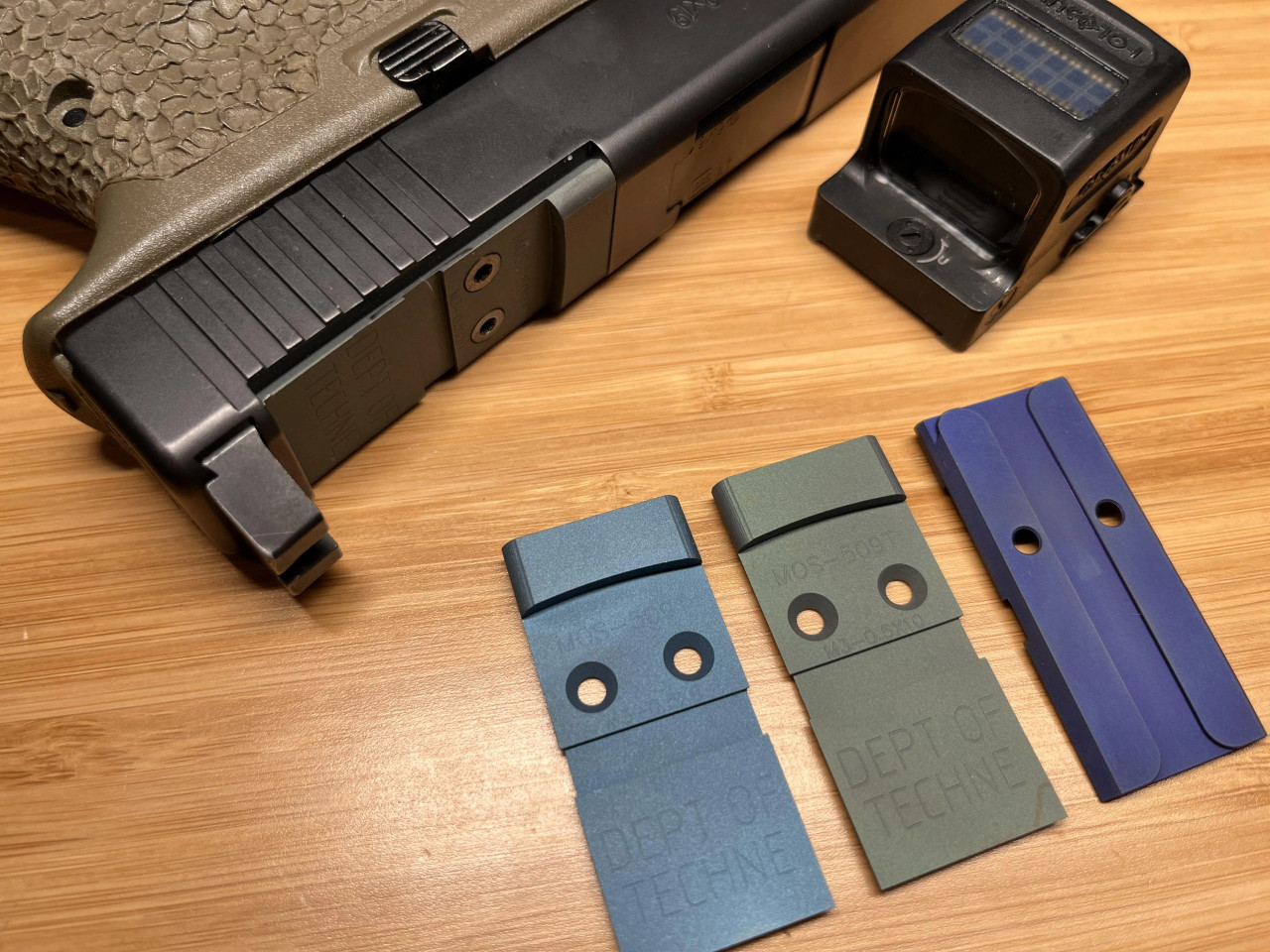 Glock MOS Adapter Plate for Holosun 509T/ACSS