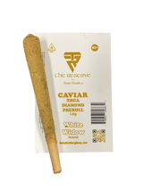 1.5g White Widow THC-A preroll infused with THC-A Isolate and covered in CBD & CBG Kief