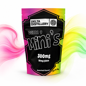 300mg Mini Delta 9 Gummies Asst. Flavor