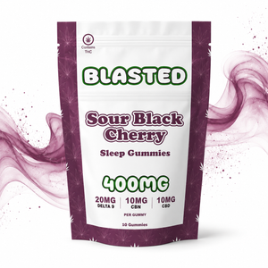 Sour Black Cherry – Delta 9 + CBN + CBD Sleep Gummies (400mg)
