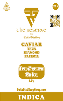 1.5g Ice Cream Cake THC-A Moonrock & Diamond Preroll