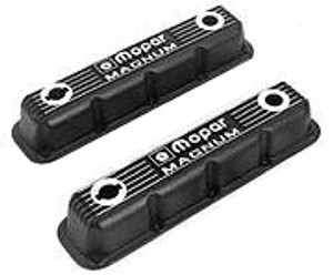 Mopar Performance Black Wrinkle Cast Aluminum 5.2 and 5.9 Magnum Valve Covers--CURRENTLY UNAVAILABLE