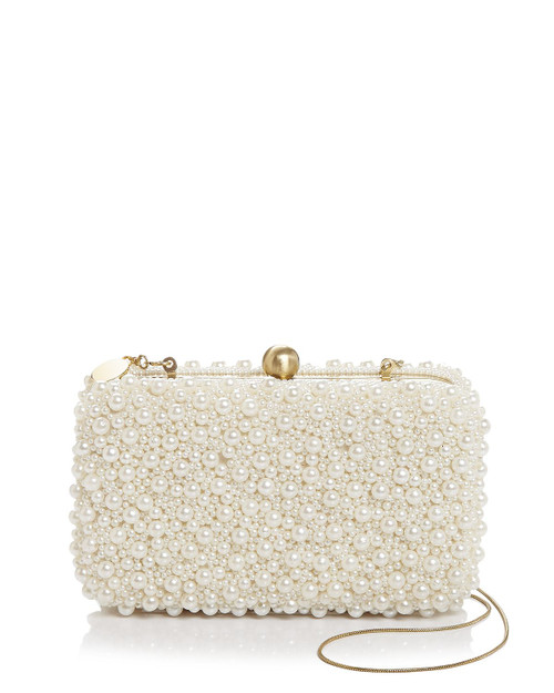 Marcella Beaded Box Clutch