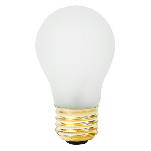 1000 Bulbs 15 Watt - Frost - Incandescent A15 Bulb 10 Pack