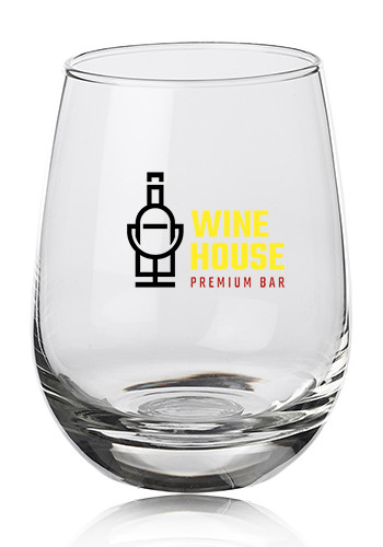 9 oz. Stemless Wine Glasses | 207 - Discountmugs
