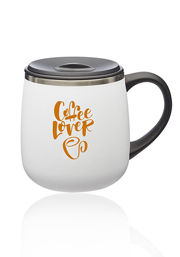 11 oz. Stainless Steel Coffee Mugs with Lid