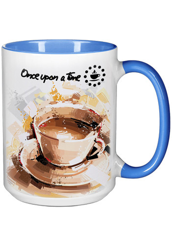 15 oz Inner and Handle Accent Sublimation Mug | PMU21560 - Discountmugs