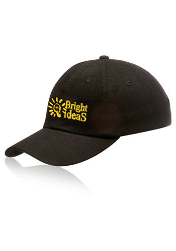 Panel Unconstructed Brushed Cotton Caps CAP02 Discountmugs