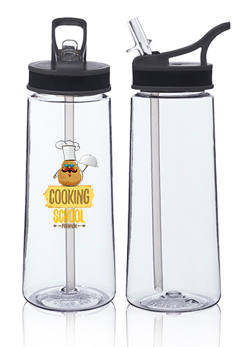 22 oz. Sports Water Bottles with Straw | PG210 - Discountmugs