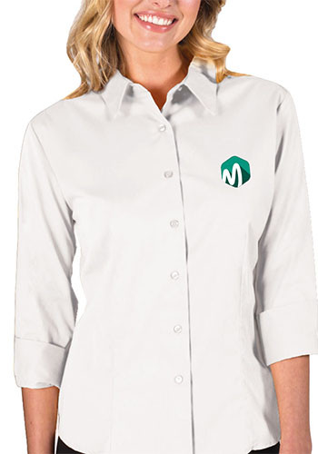 ladies dress shirts Port Authority L570 Ladies Dimension Knit Dress Shirt