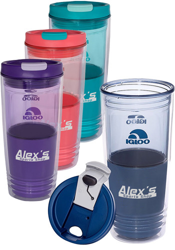 12 oz acrylic tumblers Ribbed Tumblers 12 oz Blue